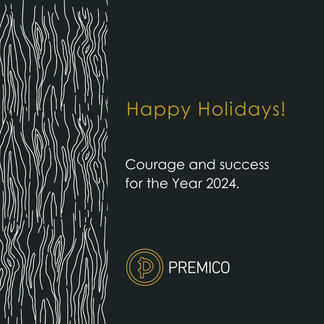 Happy holidays! Courage and success for the Year 2024.